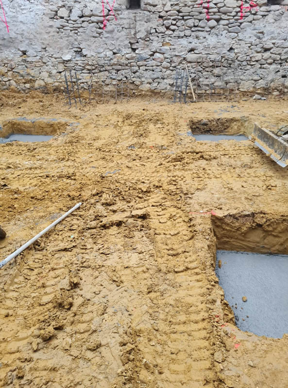 proceso de cimentación vivienda