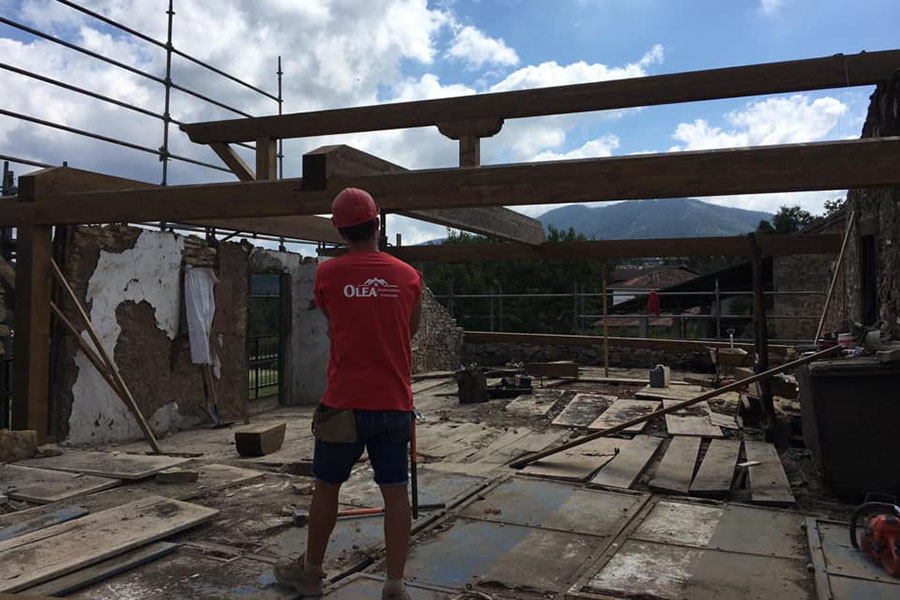 proceso instalación vigas