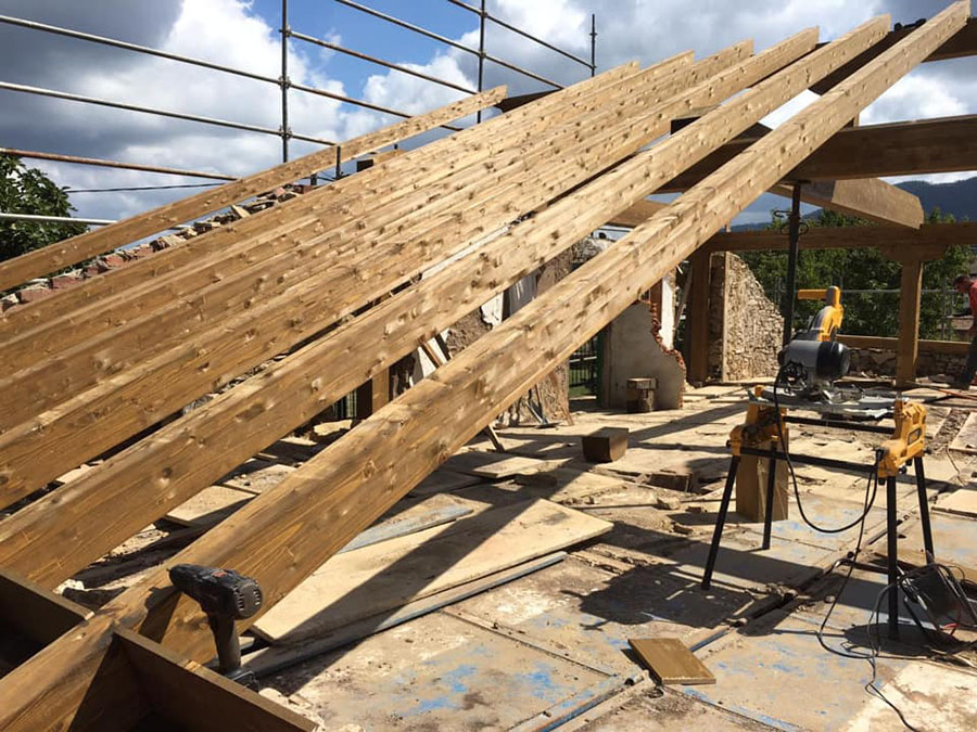 proceso instalación listones madera