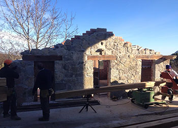 reforma horno de piedra