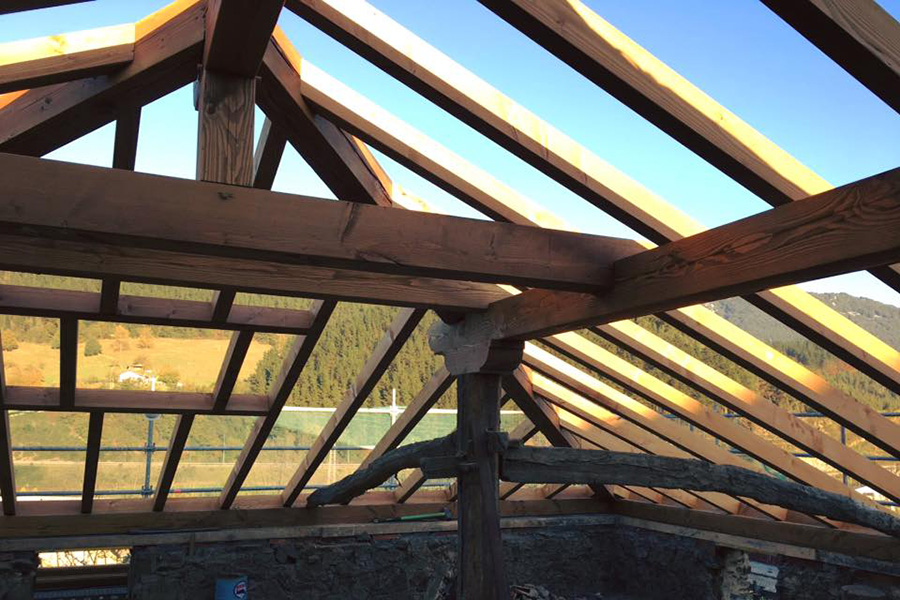 estructura de madera