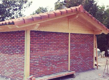 edificación de ladrillo